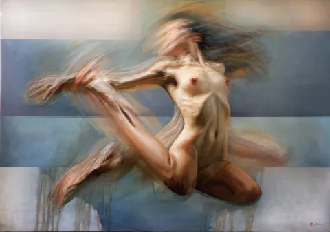 Dehumanisation XI — Oil on canvas