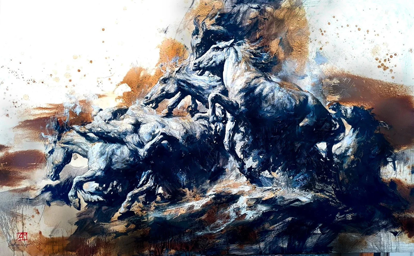 Untitled I — Oil on canvas